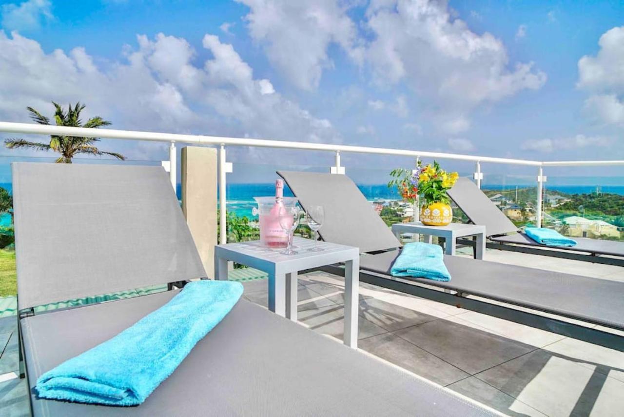 V5 Between Sky And Sea, Caribbean Magical View Oyster Pond Extérieur photo